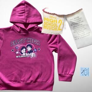 Disney Channel High School Musical 2 East High Wildcats Hoodie Kids Sz M (7/8)